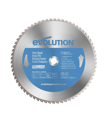 Evolution 355mm Thin Steel Cutting 90T TCT Chop Saw Blade to suit S355MCS, S355CPS, R355CPS & EVOSAW355