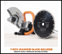 Evolution R230DCTX 230mm Electric Disc Cutter Concrete Saw, Bladeless