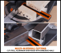 Evolution R210CMS+ 210mm 1200w Compound Mitre Saw With TCT Multi-Material Cutting Blade