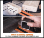 Evolution R255SMS+ 255mm Sliding Compound Mitre Saw With TCT Multi-Material Cutting Blade