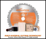 Evolution Cordless R185SMS-Li 185mm Sliding Mitre Saw 18v Li-Ion EXT Inc Multi-Material Blade
