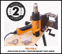 Evolution HDG200 Professional Adjustable 2,000 Watt Digital Heat Gun (230v)