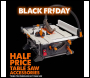 Evolution R255TBL Portable Table Saw 230v 255mm With TCT Multi-material Blade