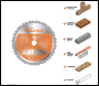 Evolution 185mm Multi-Material Cutting 20T Mitre Saw Blade to suit R185SMS & R185SMS+