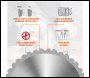 Evolution 185mm Multi-Material Cutting 20T Mitre Saw Blade to suit R185SMS & R185SMS+