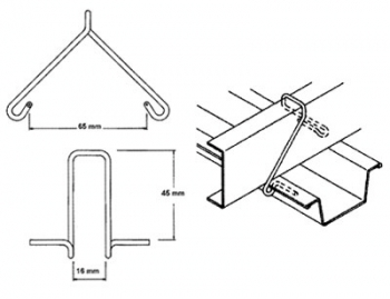 AH199 Furring Channel Clips - MF9 (per 200)