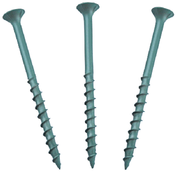 4.2mm x 63mm Decking Screw Flat Head Course Evoshield 500hr Coating (per 200)