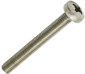 M6 x 16mm Pozi Panhead Machine Screws (per 100)