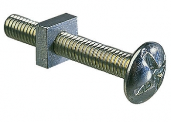 Pozi M8 x 100mm Roofing Nuts and Bolts (per 100)