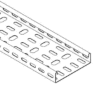 Unistrut Medium Duty Cable Tray Pre-galvanised Channel (100mm x 3.0M Length) Qty 5