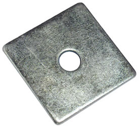 M10 Square Plate Washers (40mm x 40mm) - per 50