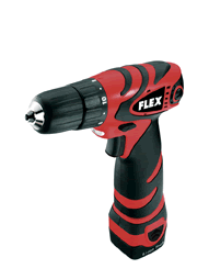 Flex ALi 10.8 Cordless Drill (2 x 10.8 Volt Lithium Ion Batteries)