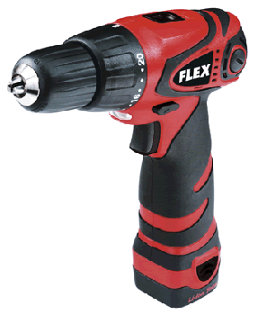 Flex ALi 10.8G Cordless Drill (2 x 10.8 Volt Lithium Ion Batteries)