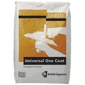 Gyproc Thistle One Coat Plaster (Pallet Quantity 56 x 25Kg Bags)