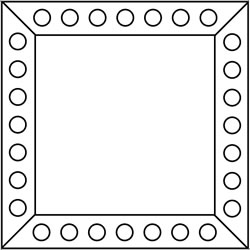 Gyproc Profilex Plaster Frame Budget Lock Standard Panel - 550 x 550mm