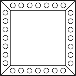 Gyproc Profilex Plaster Frame Budget Lock FR1 Standard Panel - 550 x 550mm