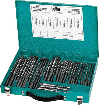 HELLER 5 Pièce SDS Power Chisel & BIONIC PRO Hammer Drill Bit Set Allemand outils 