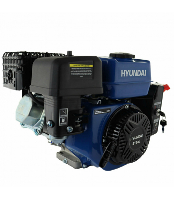 Hyundai 212cc 6.5hp ¾” / 19.05mm Electric-Start Horizontal Straight Shaft Petrol Engine, 4-Stroke, OHV | IC210PE-19