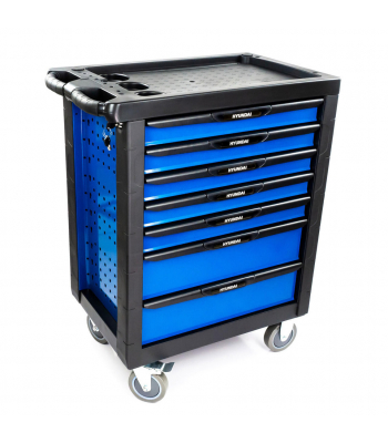 Hyundai HYTC9006 175 Piece 7 Drawer Castor Mounted Roller Tool Chest Cabinet