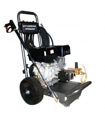 Hyundai HYW4000P 4000psi 420cc 14Hp 275 Bar Petrol Pressure Washer inc Snow Foam Lance, 15m Quick Release High Pressure Hose, Quick Release Turbo Nozzles