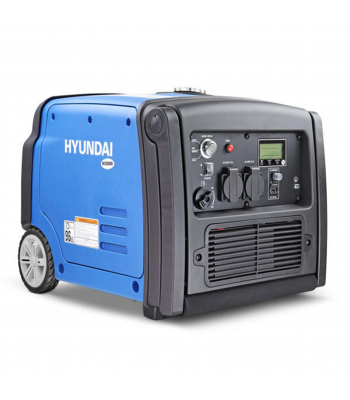Hyundai HY3200SEi 3200W Portable Inverter Generator inc Built in Wheel Kit, Accessories + 600ml Oil
