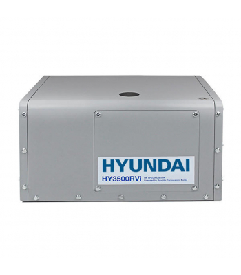 Hyundai HY3500RVi Low Noise Low Vibration 3.5Kw Underslung Motorhome RV Inverter Generator 230V~50Hz - Full Installation Kit