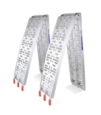 Hyundai Folding Aluminium Loading Ramp 225cm Length x 28cm Wide Capacity Up To 340Kg (per ramp) - 1pcs