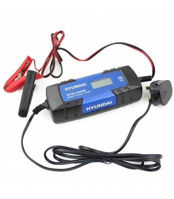 Hyundai HYSC-4000E 4 Amp SMART Battery Charger 6v /12v