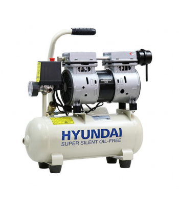 Hyundai HY5508 4CFM, 550w, 0.75HP, 8 Litre Oil Free Direct Drive Silenced Air Compressor