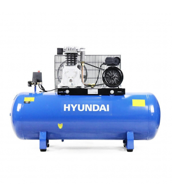 Hyundai HY3150S 14CFM, 3HP, 150 Litre Twin Cylinder Belt Drive Air Compressor