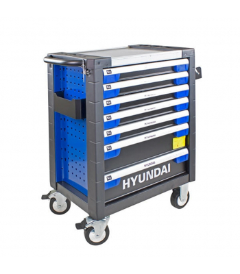 Hyundai HYTC9003 305 Piece 7 Drawer Castor Mounted Roller Tool Chest Cabinet