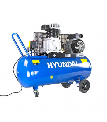 Hyundai HY3100P 14CFM, 3HP, 100 Litre Twin Cylinder Belt Drive Air Compressor