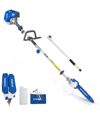 Hyundai HYPS5200X 52cc Long Reach Petrol Pole Saw/Pruner/Chainsaw