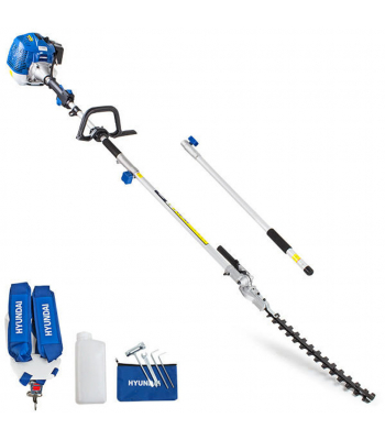 Hyundai HYPT5200X 52cc Long Reach Petrol Pole Hedge Trimmer/Pruner