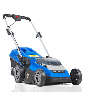 Hyundai HYM40LI380P 40V Lithium-Ion Cordless Battery Powered Roller Lawn Mower 38cm Cutting Width With Battery & Charger