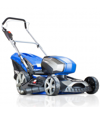Hyundai HYM80LI460P 80V Lithium-Ion Cordless Battery Powered Lawn Mower 45cm Cutting Width With Battery & Charger