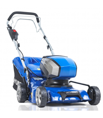 Hyundai HYM40LI420SP 40V Lithium-Ion Cordless Battery Powered Self Propelled Lawn Mower 42cm Cutting Width With Battery & Charger