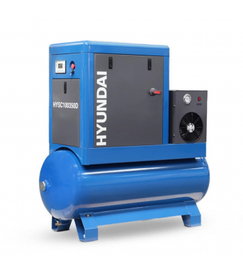 Hyundai HYSC100350D 10hp 350 Litre Screw Compressor | HYSC100350D