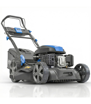Hyundai 18 inch  / 46cm Self-Propelled Petrol Lawnmower, Electric Start, 139cc - HYM18150SPEX