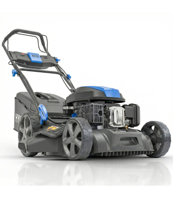 Hyundai 20 inch  / 51cm Self-Propelled Petrol Lawnmower, Electric Start, 196cc - HYM20200SPEX