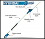 Hyundai HY2191 20V Li-Ion Cordless Pole Hedge Trimmer - Long Reach Battery Powered Pole Trimmer | HY2191