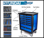 Hyundai HYTC9006 175 Piece 7 Drawer Castor Mounted Roller Tool Chest Cabinet