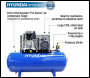 Hyundai HY75270-3 270 Litre 3 Phase HP Air Compressor 5.5kW/7.5 400V