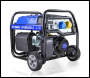 Hyundai HY3800LEK-2 Elec Start Site Petrol Generator 3.2kW inc Wheel Kit - 115/230v Long Run Tank