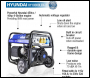 Hyundai HY10000LEK-2 8kW / 10.6kVA* Recoil & Electric Start Site Petrol Generator