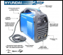 Hyundai HYMMA-120 120Amp MMA/ARC Inverter Welder, 230V Single Phase