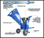 Hyundai HYCH7070E-2 7hp 208cc Electric Start Wood Chipper