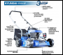 Hyundai HYM400P Lawnmower Petrol Push Rotary (inc free SAE30 Lawnmower Oil)