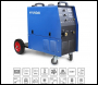 Hyundai HYMIG-200I 200 Amp MIG Welder, 230V Single Phase, Pro Series c/w Wheels + Cylinder Carrier