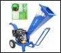 Hyundai HYCH6560 196 cc 60mm Petrol 4-Stroke Garden Wood Chipper Shredder